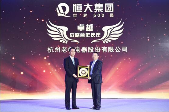 厨卫电器 动态  3月底,在恒大集团举行2017年"恒大材料设备供应商战略