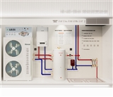 林内冷+暖+热水双能源三联供系统